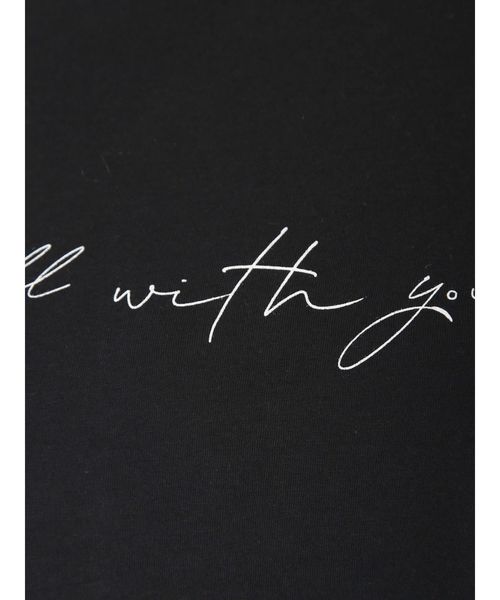 Ungrid（アングリッド）の「メッセージロゴプリントTee（Tシャツ/カットソー・レディース・ブラック/オフホワイト/モカ・FREE）」の19枚目の写真