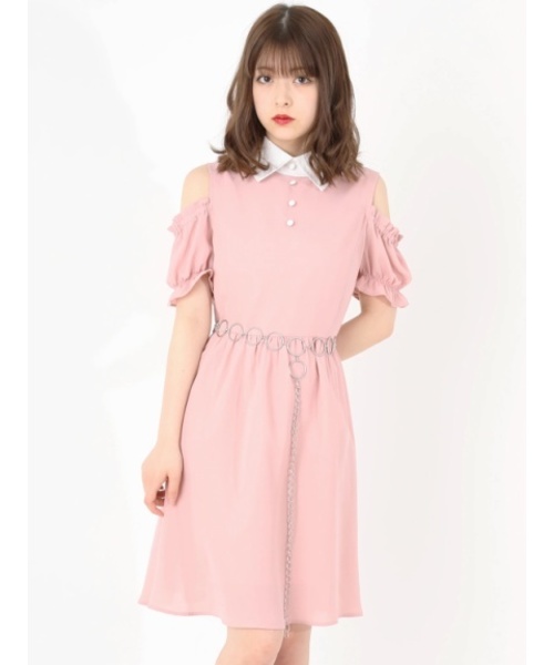 セール チェーンベルト付きワンピース ワンピース Ank Rouge アンクルージュ のファッション通販 Zozotown