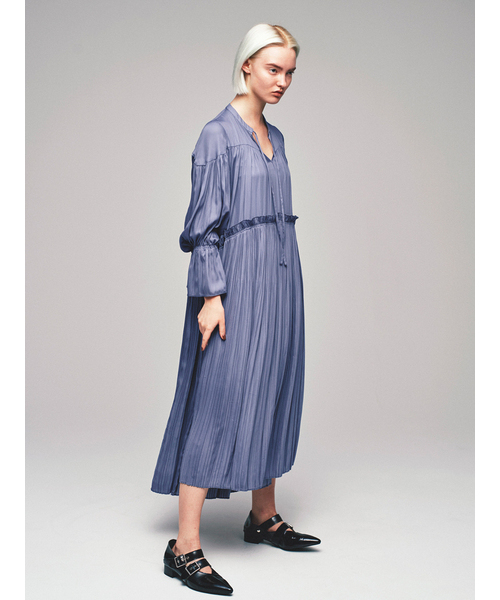Furfur ファーファー のワンピース サテンプリーツワンピース Rwfo を購入できます Furfur ワンピース ワンピース サテンプリーツワンピース ワンピース Furfur ファーファー のファッション