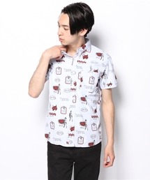 HYSTERIC GLAMOUR | PREMIUM CLUB総柄 半袖ボタンダウンSH(シャツ/ブラウス)