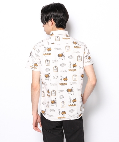 HYSTERIC GLAMOUR（ヒステリックグラマー）の「PREMIUM CLUB総柄 半袖ボタンダウンSH（シャツ/ブラウス・メンズ・イエロー系その他/ブルー系その他・LARGE/SMALL/MEDIUM）」の7枚目の写真