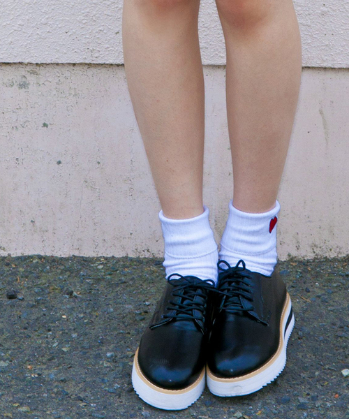 WEGO(ウィゴー)の「WEGO/ラインシューズ(スニーカー・レディース・ブラック/ホワイト・23.5/24.5)」の11枚目の写真