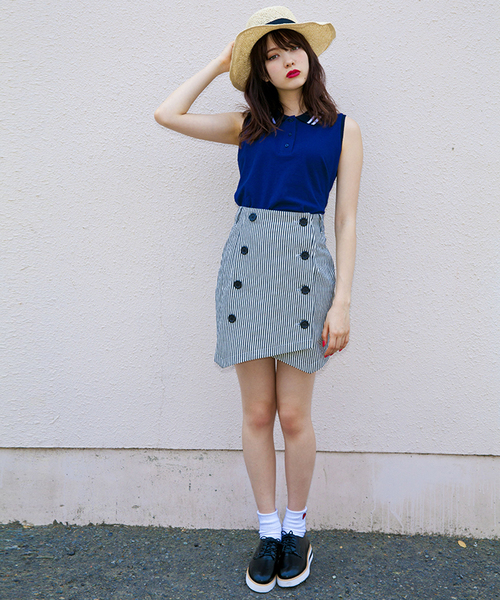 WEGO(ウィゴー)の「WEGO/ラインシューズ(スニーカー・レディース・ブラック/ホワイト・23.5/24.5)」の5枚目の写真