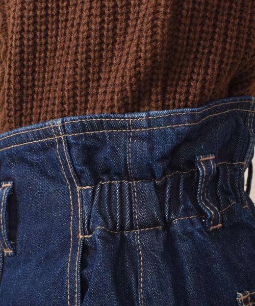 PairPair(ペアペア)の「【PairPair1周年限定アイテム】ベルト付ハイウエストデニムパンツ(デニムパンツ・レディース・ダークブルー/サックスブルー・FREE)」の19枚目の写真