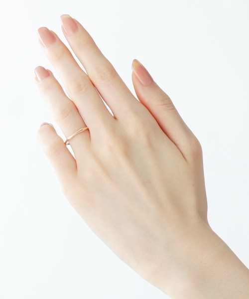 COCOSHNIK(ココシュニック)の「K10ノードリング(リング・レディース・ホワイト系その他7・10号/12号/14号)」の9枚目の写真