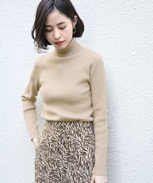 LOWRYS FARM | １２Ｇリブタートル　857132(ニット/セーター)