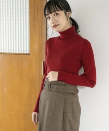 LOWRYS FARM | １２Ｇリブタートル　857132(ニット/セーター)