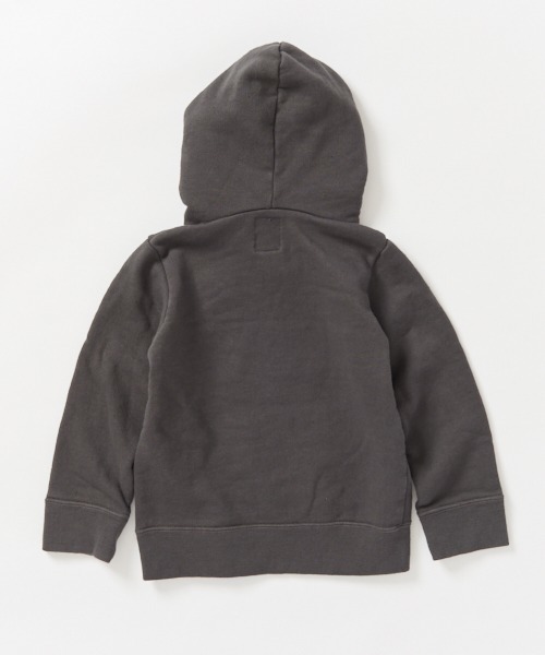 RUGGEDWORKS（ラゲッドワークス）の「ボーイズ無地ロゴ裏起毛パーカー（パーカー・キッズ・グリーン系その他/チャコール・110cm/100cm/120cm/130cm/140cm/90㎝/150cm）」の5枚目の写真