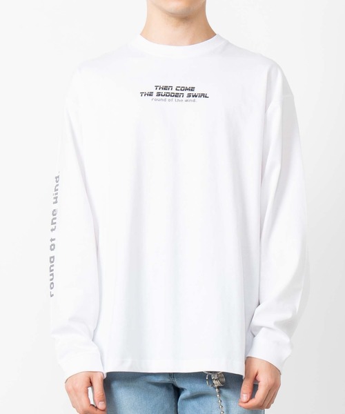 WEGO(ウィゴー)の「WEGO/総柄ロゴプリントロンT(Tシャツ/カットソー・メンズ・ホワイト・SMALL/MEDIUM/LARGE)」の7枚目の写真