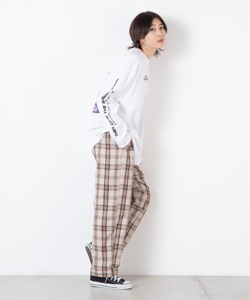 WEGO(ウィゴー)の「WEGO/総柄ロゴプリントロンT(Tシャツ/カットソー・メンズ・ホワイト・SMALL/MEDIUM/LARGE)」の13枚目の写真