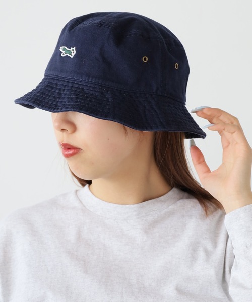 PENNEYS（ぺニーズ）の「PENNYS/ペニーズ THE FOX 1 POINT LOGO HAT　バケットハット（ハット・メンズ・ホワイト/ベージュ/ネイビー/ブラック/カーキ・FREE/S/L）」の21枚目の写真