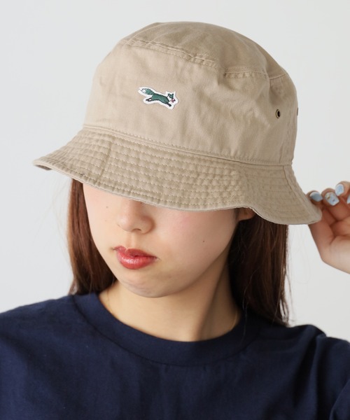PENNEYS（ぺニーズ）の「PENNYS/ペニーズ THE FOX 1 POINT LOGO HAT　バケットハット（ハット・メンズ・ホワイト/ベージュ/ネイビー/ブラック/カーキ・FREE/S/L）」の22枚目の写真