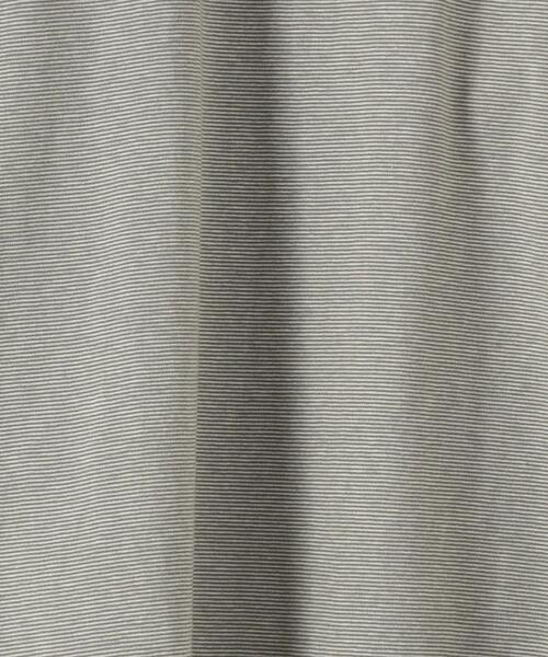 Steven Alan（スティーブンアラン）の「＜Steven Alan＞ MICRO TOP BORDER LONG SLEEVE TEE-BOX/カットソー（Tシャツ/カットソー・メンズ・オフホワイト/ブラック/ケリー・SMALL/MEDIUM/X-LARGE/LARGE）」の8枚目の写真