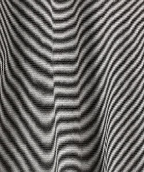 Steven Alan（スティーブンアラン）の「＜Steven Alan＞ MICRO TOP BORDER LONG SLEEVE TEE-BOX/カットソー（Tシャツ/カットソー・メンズ・オフホワイト/ブラック/ケリー・SMALL/MEDIUM/X-LARGE/LARGE）」の5枚目の写真