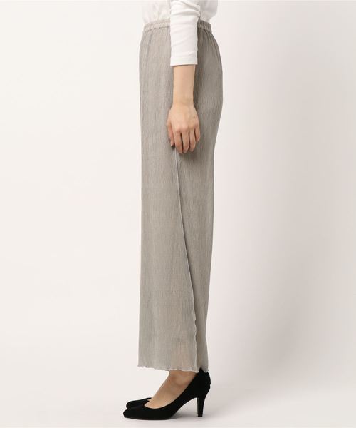 TODAYFUL（トゥデイフル）の「クレープラフパンツ（その他パンツ・レディース・グレイッシュベージュ/オフホワイト・36inch/38inch）」の10枚目の写真