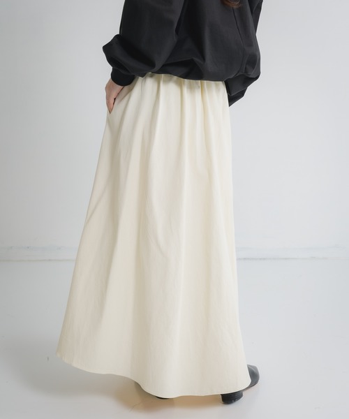 Libra Cue（リブラ キュー）の「Libra アシメデザインカットスカート（スカート・レディース・アイボリー/グリーン/ブルー・FREE）」の9枚目の写真