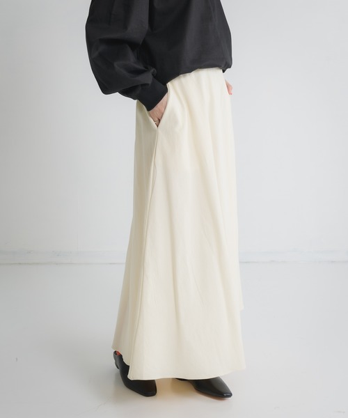 Libra Cue（リブラ キュー）の「Libra アシメデザインカットスカート（スカート・レディース・アイボリー/グリーン/ブルー・FREE）」の8枚目の写真