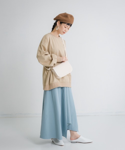 Libra Cue（リブラ キュー）の「Libra アシメデザインカットスカート（スカート・レディース・アイボリー/グリーン/ブルー・FREE）」の15枚目の写真