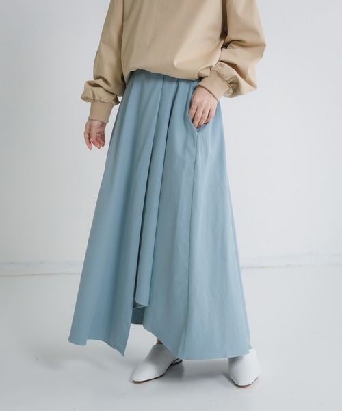 Libra Cue（リブラ キュー）の「Libra アシメデザインカットスカート（スカート・レディース・アイボリー/グリーン/ブルー・FREE）」の20枚目の写真