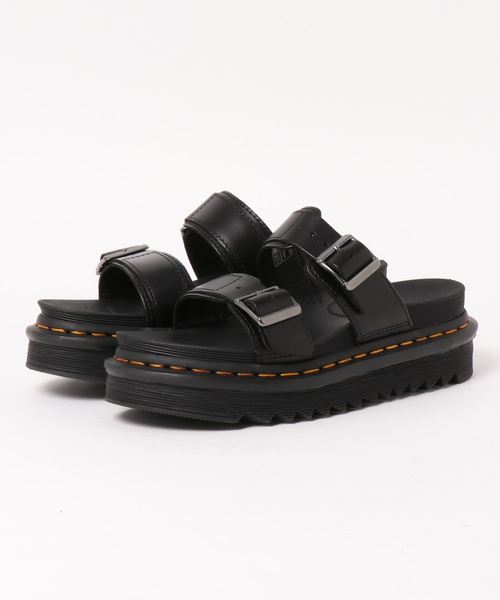 Dr. Martens（ドクターマーチン）の「【Dr.Martens・ドクターマーチン】 MYLES マイルス厚底レザーストラップありスポーツサンダル（サンダル・レディース・ブラック・24.0cm/28.0cm/27.0cm/26.0cm/22.0cm/25.0cm/23.0cm）」の5枚目の写真