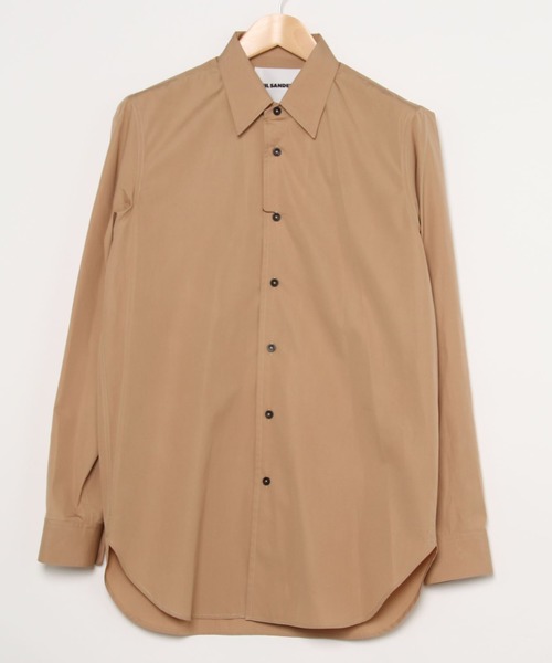 JIL SANDER（ジルサンダー）の「JIL SANDER / コットンシャツ（シャツ/ブラウス・メンズ・ホワイト/ライトグリーン/ベージュ・38/39/40）」の2枚目の写真