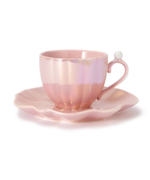 セール】オパールシェル カップ＆ソーサー ピンク（食器）｜Francfranc