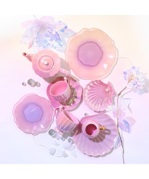 セール】オパールシェル カップ＆ソーサー ピンク（食器）｜Francfranc