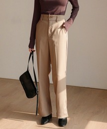 【URGE:】シルエットフレアスリットパンツ