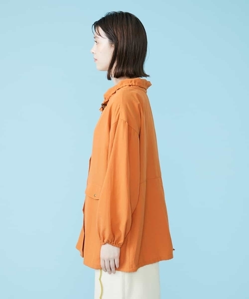 Jocomomola(ホコモモラ)の「カラーブルゾン(ブルゾン・レディース・ネイビー/オレンジ・40/42)」の9枚目の写真