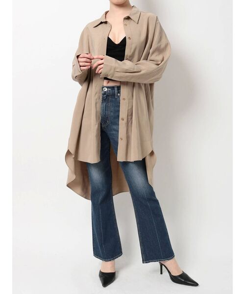 GYDA（ジェイダ）の「センターラインセミフレアデニムパンツ（デニムパンツ・レディース・ライトブルー/ブルー・SMALL/MEDIUM/X-SMALL）」の11枚目の写真