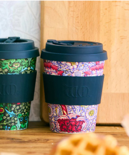 SiNCERE（シンシア）の「<Ecoffee Cup/エコーヒーカップ>エコ コーヒーカップ WILLIAM MORRIS/ウィリアム・モリス 350ml（グラス/マグカップ/タンブラー・レディース・ブラック/パープル/レッド/ターコイズブルー/ブラック×グレー・ONE SIZE）」の9枚目の写真