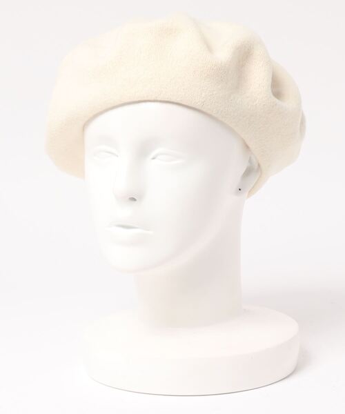 salle de bal(サルデバル)の「CZECH ベレー帽(ハンチング/ベレー帽・レディース・ブラック/ホワイト/ネイビー/ワイン/キャメル・FREE)」の2枚目の写真