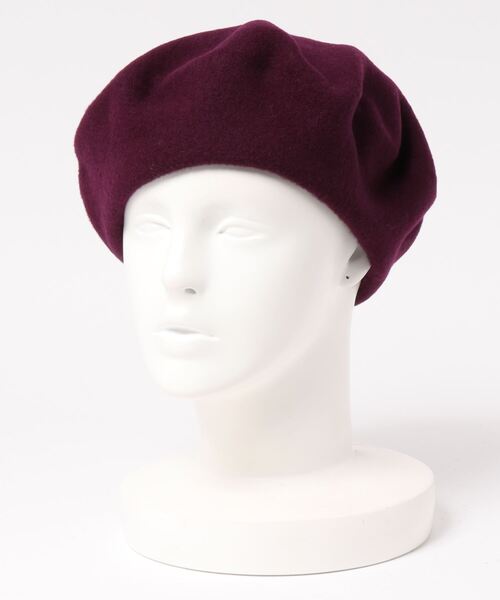 salle de bal(サルデバル)の「CZECH ベレー帽(ハンチング/ベレー帽・レディース・ブラック/ホワイト/ネイビー/ワイン/キャメル・FREE)」の5枚目の写真