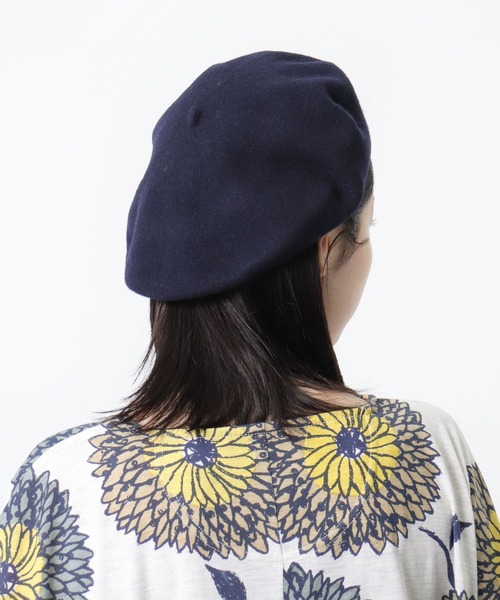 salle de bal(サルデバル)の「CZECH ベレー帽(ハンチング/ベレー帽・レディース・ブラック/ホワイト/ネイビー/ワイン/キャメル・FREE)」の15枚目の写真