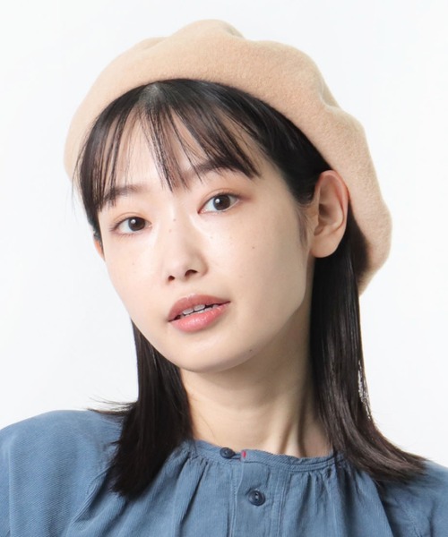 salle de bal(サルデバル)の「CZECH ベレー帽(ハンチング/ベレー帽・レディース・ブラック/ホワイト/ネイビー/ワイン/キャメル・FREE)」の8枚目の写真