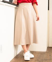 【TOCCA LAVENDER】Eco Leather Skirt スカート
