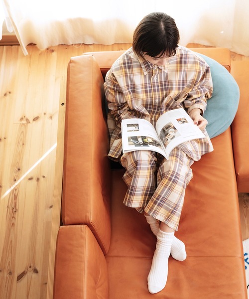 nimiru（ニミル）の「【セットアップ対応】パジャマチェックパンツ