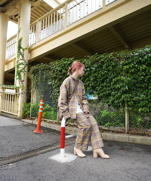 nimiru(ニミル)の「【セットアップ対応】パジャマチェックパンツ(その他パンツ・レディース・ベージュ系その他/グリーン系その他・FREE)」の12枚目の写真