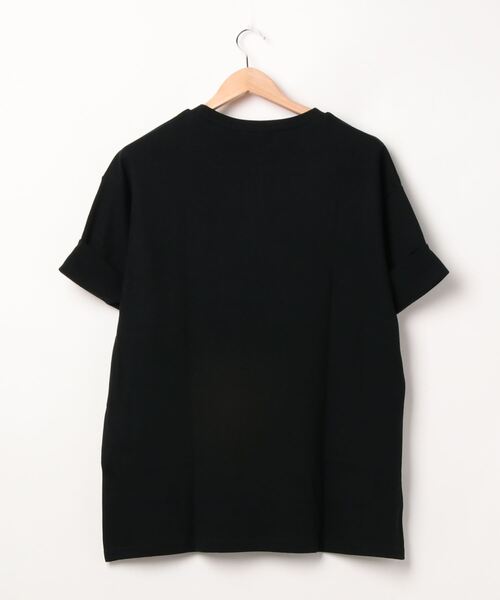 and it_(アンドイット)の「【日本製】Beスリーブデイリーゆるカットソー(Tシャツ/カットソー・レディース・ブラック/ライトグレー/カーキブラウン/ベージュ/ライトブラウン・FREE)」の6枚目の写真