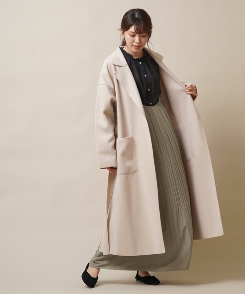 rps（アールピーエス）の「スパンブロードプリーツキャミワンピース（ワンピース・レディース・チャコールグレー/モカ/ライトカーキ/グリーン・M）」の9枚目の写真