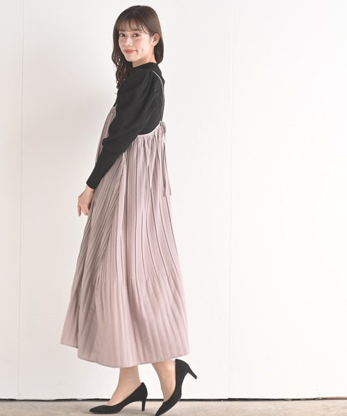 rps（アールピーエス）の「スパンブロードプリーツキャミワンピース（ワンピース・レディース・チャコールグレー/モカ/ライトカーキ/グリーン・M）」の21枚目の写真