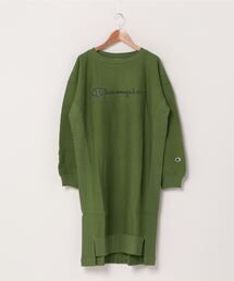 Champion チャンピオンのワンピース グリーン カーキ 緑色系 前面プリント 通販 Zozotown