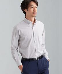 WORK TRIP OUTFITS GREEN LABEL RELAXING | ＜機能/イージーケア・吸水速乾・抗菌＞WTO スリムボタンダウンTCロンドンストライプジャージシャツ(ビジネスシャツ)