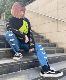 Candy Stripper | FANCY CANDY ロングスリーブTシャツ(Tシャツ/カットソー)