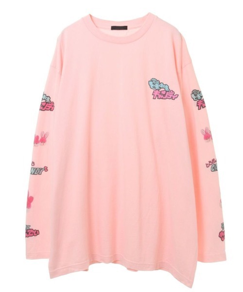 Candy Stripper(キャンディストリッパー)の「FANCY CANDY ロングスリーブTシャツ(Tシャツ/カットソー・レディース・オフホワイト/ブラック/ヘザーグレー/ピンク・2)」の8枚目の写真