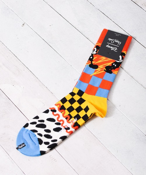 Happy Socks（ハッピーソックス）の「/HAPPY SOCKS/Disney × HappySocks（ソックス/靴下・メンズ・ホワイト/ブラック/ネイビー/サックスブルー/イエロー/オレンジ/ブラック系その他/オレンジ系その他/ブラック系その他2/レッド/その他2/その他6/その他1/その他3/その他5/その他4・SMALL/MEDIUM）」の12枚目の写真