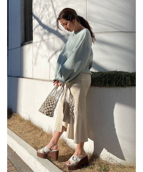 MURUA（ムルーア）の「クロシェバッグ（ハンドバッグ・レディース・ホワイト/ブラウン・FREE）」の10枚目の写真