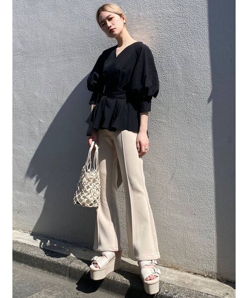 MURUA（ムルーア）の「クロシェバッグ（ハンドバッグ・レディース・ホワイト/ブラウン・FREE）」の12枚目の写真