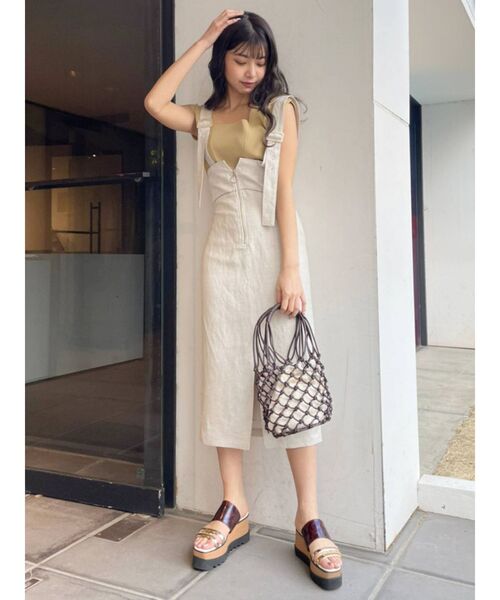 MURUA（ムルーア）の「クロシェバッグ（ハンドバッグ・レディース・ホワイト/ブラウン・FREE）」の14枚目の写真