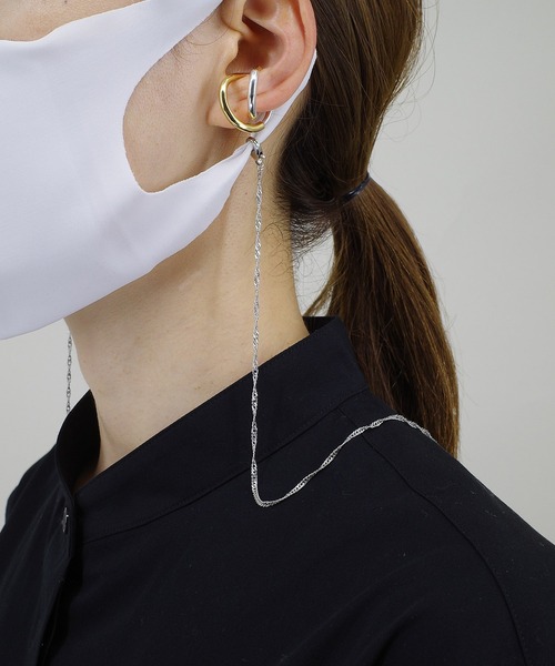 SIGNAL(シグナル)の「【ZOZO限定】マスクチェーン/マスクストラップ/ネックレス 2WAY(ネックレス・レディース・シルバー/ゴールド・60cm/50cm/70cm)」の5枚目の写真